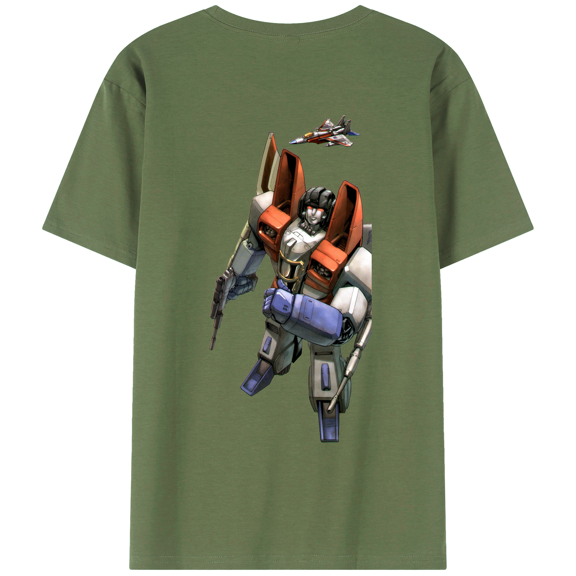 （画像用）  綿100％ メンズ半袖Tシャツ（バックプリント） 通気性